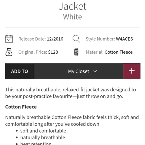 LULULEMON Fleece Be True Jacket - Picture 12 of 12